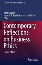 Contemporary Reflections on Business Ethics