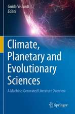 Climate, Planetary and Evolutionary Sciences: A Machine-Generated Literature Overview