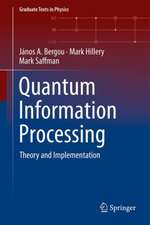 Quantum Information Processing: Theory and Implementation