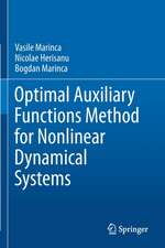 Optimal Auxiliary Functions Method for Nonlinear Dynamical Systems