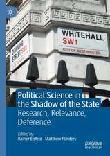 Political Science in the Shadow of the State: Research, Relevance, Deference