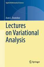 Lectures on Variational Analysis