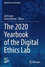 The 2020 Yearbook of the Digital Ethics Lab