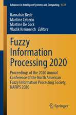 Fuzzy Information Processing 2020: Proceedings of the 2020 Annual Conference of the North American Fuzzy Information Processing Society, NAFIPS 2020