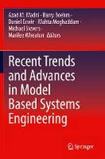 Recent Trends and Advances in Model Based Systems Engineering