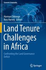 Land Tenure Challenges in Africa