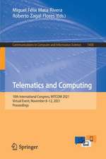 Telematics and Computing: 10th International Congress, WITCOM 2021, Virtual Event, November 8–12, 2021, Proceedings