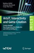 ArtsIT, Interactivity and Game Creation: Creative Heritage. New Perspectives from Media Arts and Artificial Intelligence. 10th EAI International Conference, ArtsIT 2021, Virtual Event, December 2-3, 2021, Proceedings