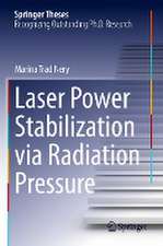 Laser Power Stabilization via Radiation Pressure