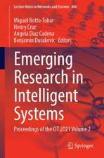 Emerging Research in Intelligent Systems: Proceedings of the CIT 2021 Volume 2