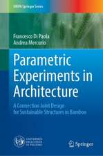 Parametric Experiments in Architecture: A Connection Joint Design for Sustainable Structures in Bamboo