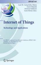 Internet of Things. Technology and Applications: 4th IFIP International Cross-Domain Conference, IFIPIoT 2021, Virtual Event, November 4–5, 2021, Revised Selected Papers