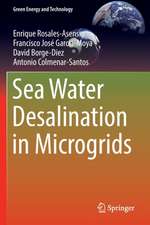 Sea Water Desalination in Microgrids