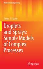 Droplets and Sprays: Simple Models of Complex Processes