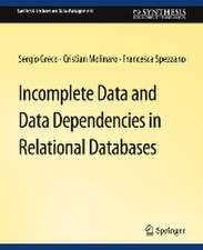 Incomplete Data and Data Dependencies in Relational Databases