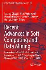 Recent Advances in Soft Computing and Data Mining: Proceedings of the Fifth International Conference on Soft Computing and Data Mining (SCDM 2022), May 30-31, 2022