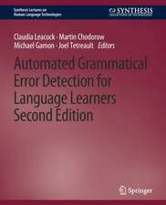 Automated Grammatical Error Detection for Language Learners, Second Edition