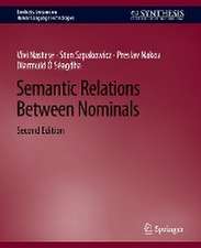 Semantic Relations Between Nominals, Second Edition