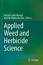 Applied Weed and Herbicide Science