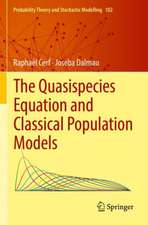 The Quasispecies Equation and Classical Population Models