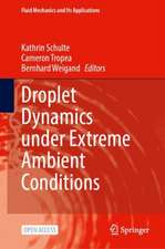 Droplet Dynamics Under Extreme Ambient Conditions