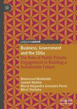 Business, Government and the SDGs: The Role of Public-Private Engagement in Building a Sustainable Future