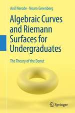 Algebraic Curves and Riemann Surfaces for Undergraduates