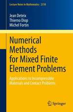 Numerical Methods for Mixed Finite Element Problems: Applications to Incompressible Materials and Contact Problems