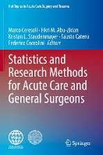 Statistics and Research Methods for Acute Care and General Surgeons