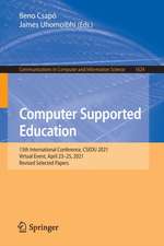 Computer Supported Education: 13th International Conference, CSEDU 2021, Virtual Event, April 23–25, 2021, Revised Selected Papers