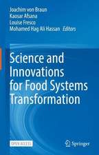 Science and Innovations for Food Systems Transformation