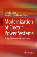 Modernization of Electric Power Systems: Energy Efficiency and Power Quality