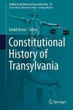 Constitutional History of Transylvania