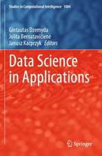 Data Science in Applications