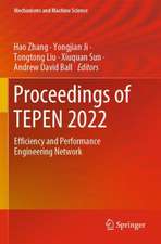 Proceedings of TEPEN 2022