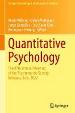 Quantitative Psychology: The 87th Annual Meeting of the Psychometric Society, Bologna, Italy, 2022