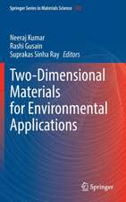 Two-Dimensional Materials for Environmental Applications