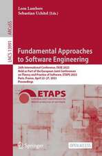 Fundamental Approaches to Software Engineering