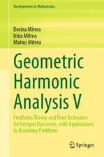 Geometric Harmonic Analysis V