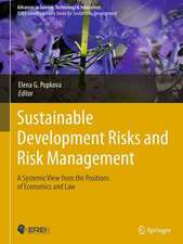 Sustainable Development Risks and Risk Management