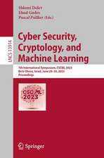 Cyber Security, Cryptology, and Machine Learning: 7th International Symposium, CSCML 2023, Be'er Sheva, Israel, June 29–30, 2023, Proceedings