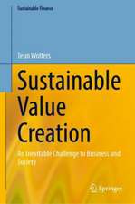 Sustainable Value Creation