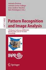 Pattern Recognition and Image Analysis