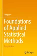 Foundations of Applied Statistical Methods