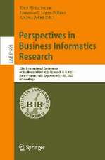 Perspectives in Business Informatics Research