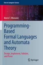 Programming-Based Formal Languages and Automata Theory