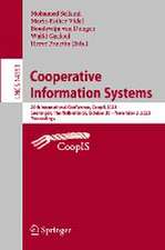 Cooperative Information Systems: 29th International Conference, CoopIS 2023, Groningen, The Netherlands, October 30–November 3, 2023, Proceedings