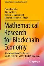 Mathematical Research for Blockchain Economy