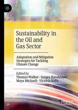 Sustainability in the Oil and Gas Sector: Adaptation and Mitigation Strategies for Tackling Climate Change