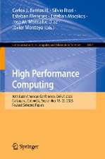 High Performance Computing: 10th Latin American Conference, CARLA 2023, Cartagena, Colombia, September 18–22, 2023, Revised Selected Papers